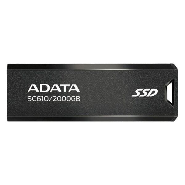 Pendrive ADATA Dysk SSD zewnętrzny SC610 2 TB USB3.2A Gen2 czarny