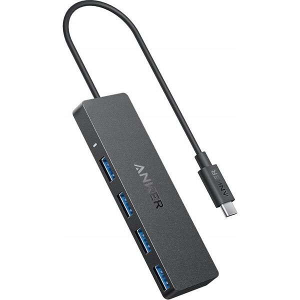 HUB USB Anker Hub 4w1 5Gbps USB-C Czarny