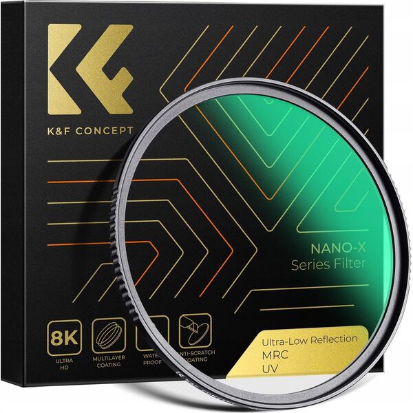 Filtr Cameron Sino FILTR UV Ultra Low Reflection K&F CONCEPT NANO-X MRC 55 mm 55mm / KF01.2462