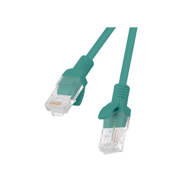 Lanberg Patchcord, Cat6, nieekranowany, 1.5m, zielony (PCU6-10CC-0150-G)