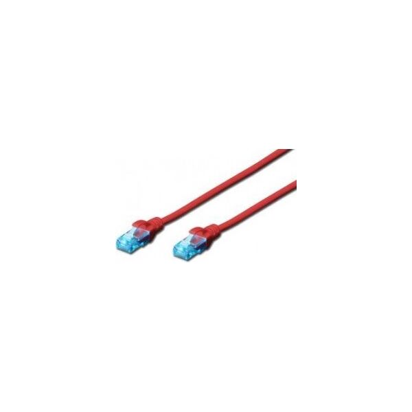 Digitus DIGITUS CAT 5e U-UTP patch cable PVC AWG 26/7 length 20m color red