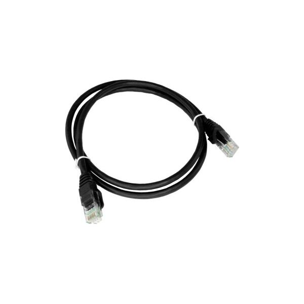 Alantec Patch-cord U/UTP kat.6A LSOH 0.5m czarny ALANTEC