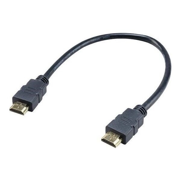 Kabel Akasa HDMI - HDMI 0.3m czarny (AK-CBHD25-30BK)