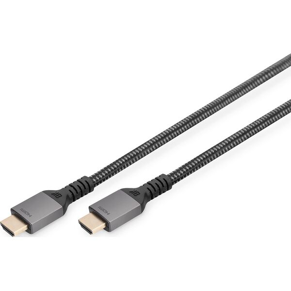 Kabel Digitus HDMI - HDMI 1m szary (DB-330200-010-S)