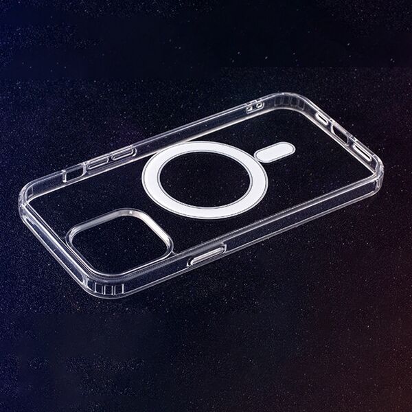 Anti Shock 1,5 mm Mag case for iPhone 14 Pro 6,1&quot; transparent big hole 5907457789951