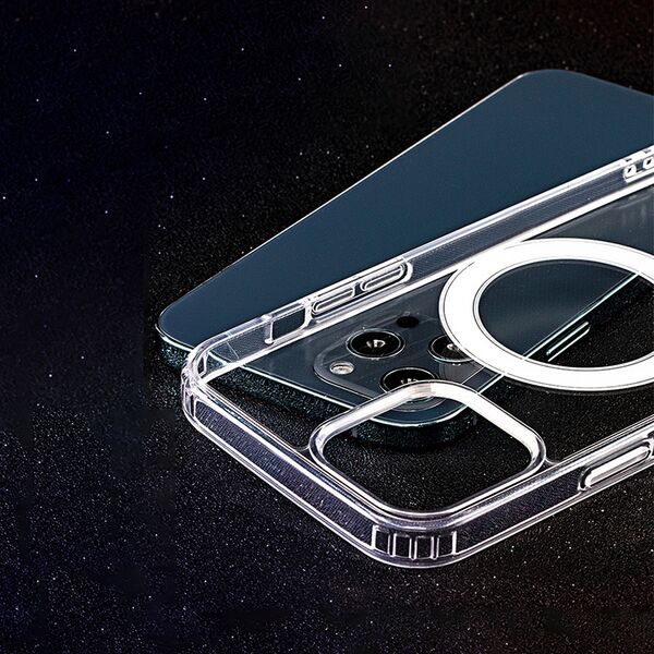 Anti Shock 1,5 mm Mag case for iPhone 14 6,1&quot; transparent big hole 5907457789937