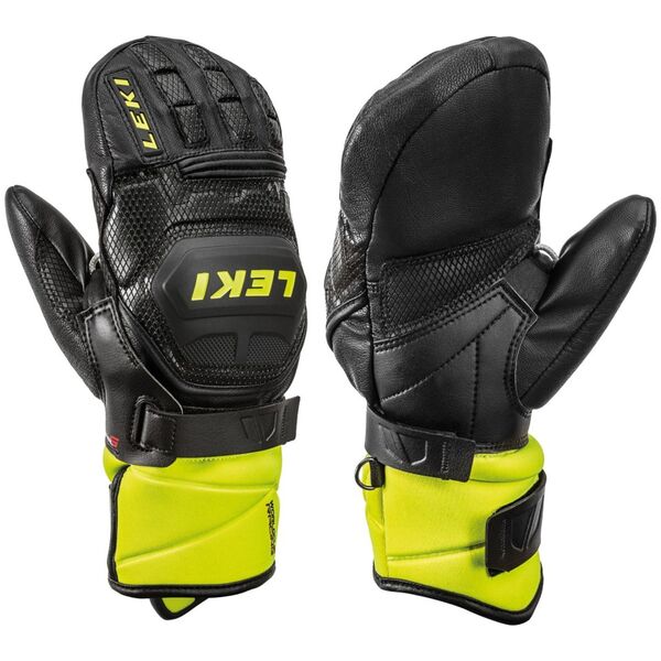 Leki Rękawice narciarskie Worldcup Race Flex S Junior Mitt lemon r. 5.0