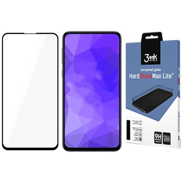 3MK HardGlass Max Lite Samsung A51 A515 Czarny FullScreen (9H-3M001404)