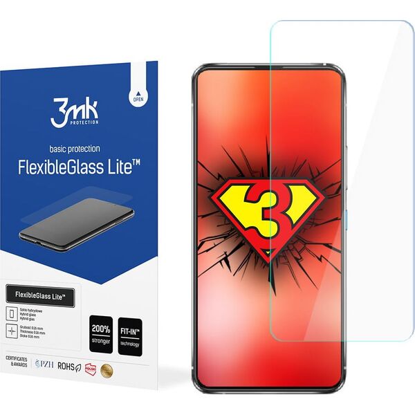 3MK Szkło hybrydowe 3MK FlexibleGlass Lite Asus Zenfon 8 Filp 5G