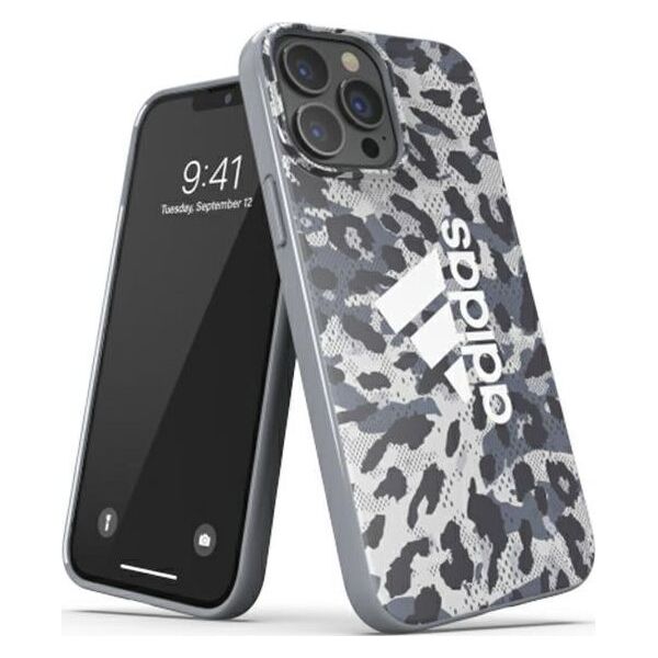 Adidas Adidas OR Snap Case Leopard iPhone 13 Pro Max 6,7" szary/grey 47262