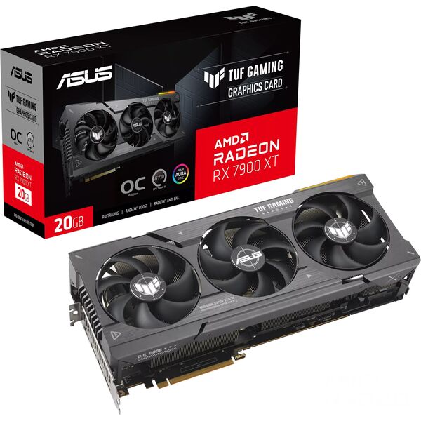 Karta graficzna Asus TUF Gaming Radeon RX 7900 XT OC 20GB GDDR6 (TUF-RX7900XT-O20G-GAMING)