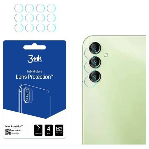 3MK 3MK Lens Protect Sam A14 5G A146 Ochrona na obiektyw aparatu 4szt