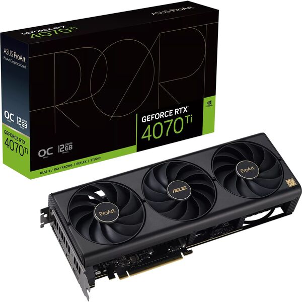 Karta graficzna Asus ProArt GeForce RTX 4070 Ti OC 12GB GDDR6X (PROART-RTX4070TI-O12G)