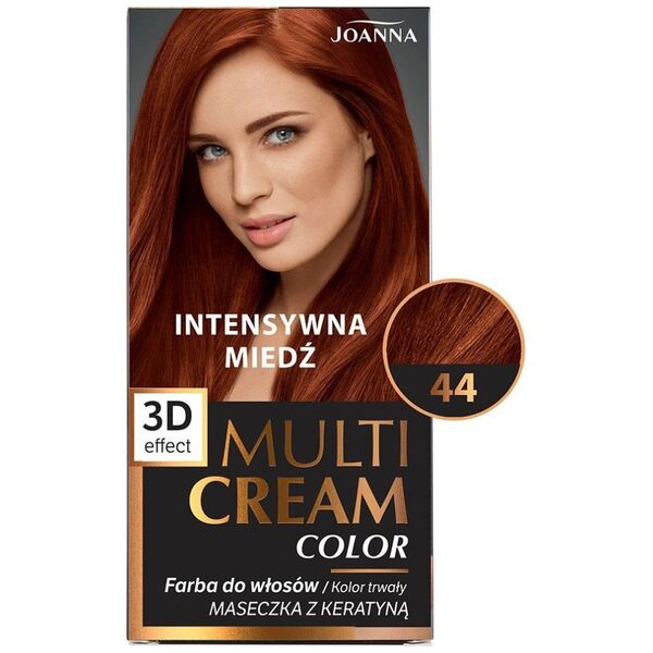 Joanna Multi Cream Color Farba nr 44 Intensywna Miedź