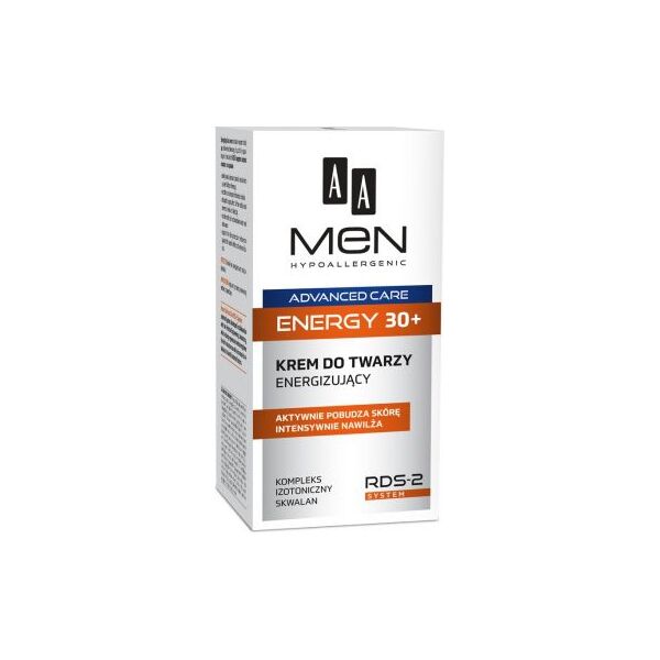 AA Men Adventure Care Krem do twarzy Energy 30+ energizujący 50ml