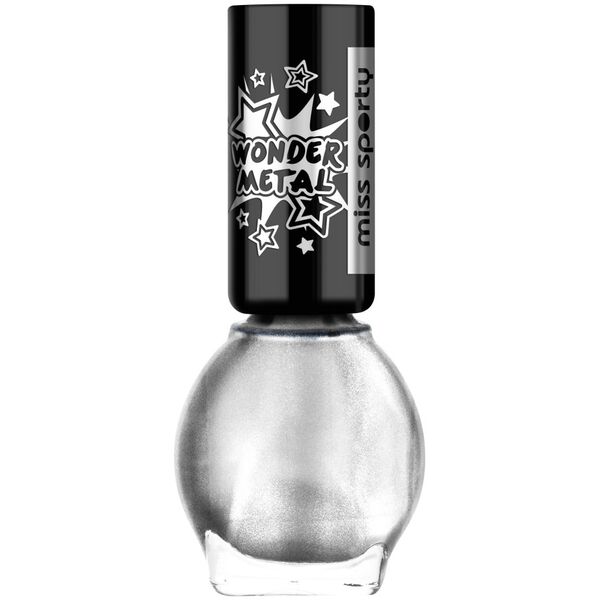 Miss Sporty Wonder Metal lakier do paznokci 010 Ultra Silver 7ml