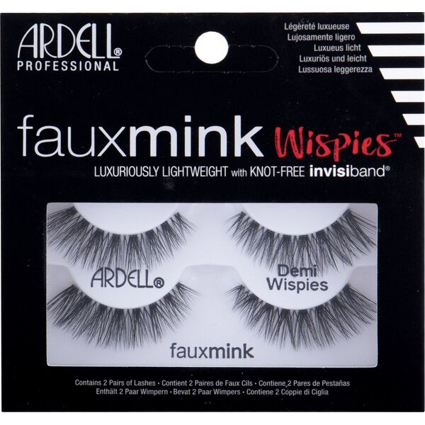 Ardell ARDELL_Faux Mink Demi Wispies 2 pary sztucznych rzęs Black