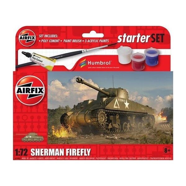 Airfix Czołg Sherman Firefly zestaw z farbami