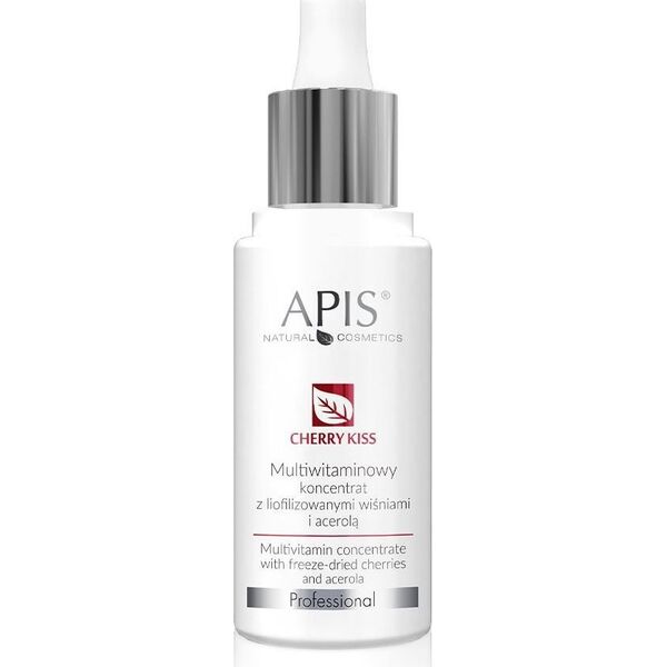 Apis APIS_Cherry Kiss Multivitamin Concentrate multiwitaminowy koncentrat z liofilizowanymi wiśniami i acerolą 30ml