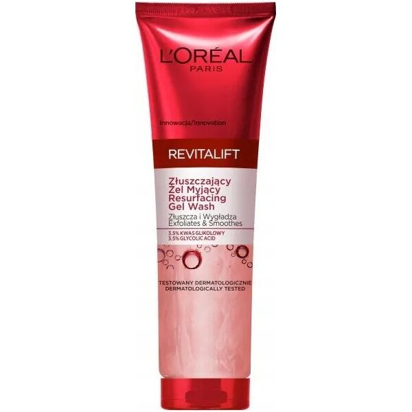 L’Oreal Paris Złuszczający Żel myjący z Kwasem Glikolowym (3,5%) 150 ml