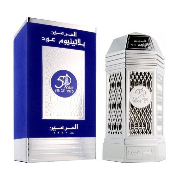 Al Haramain Perfumy Unisex Al Haramain 50 Years Platinum Oud (100 ml)