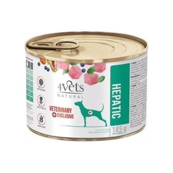 4Vets 4VETS NATURAL - Hepatic Dog 185g