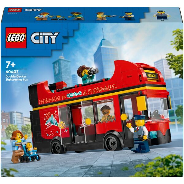 LEGO City Czerwony, piętrowy autokar (60407)