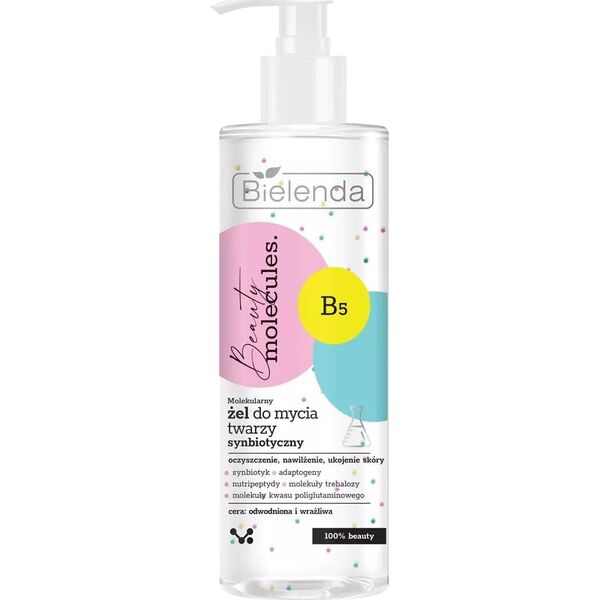 Bielenda Beauty Molecules Molekularny żel do mycia twarzy 195ml