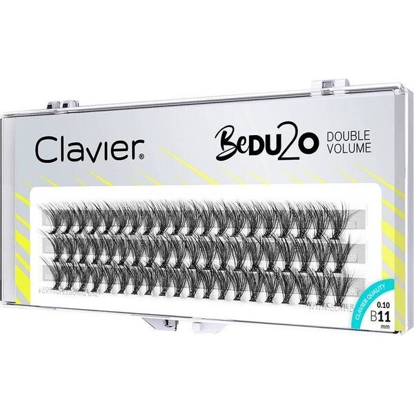 Clavier BeDU2O Double Volume kępki rzęs 11mm