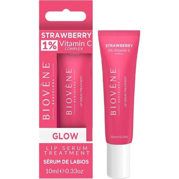 Biovene Biovene Strawberry Lip Serum Treatment rozświetlające serum do ust z 1% witaminy C 10ml