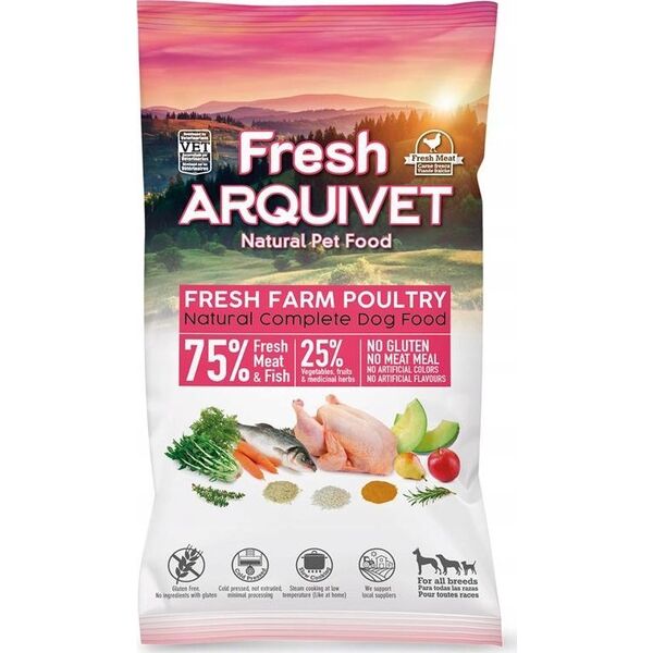 ARQUIVET ARQUIVET FRESH Półwilgotna karma dla psa kurczak i ryba oceaniczna 100 g