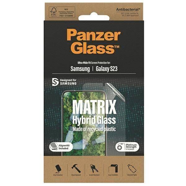 Protective Film SAMSUNG GALAXY S23 PanzerGlass Matrix Screen Protection with Positioner (7318) 5711724073182