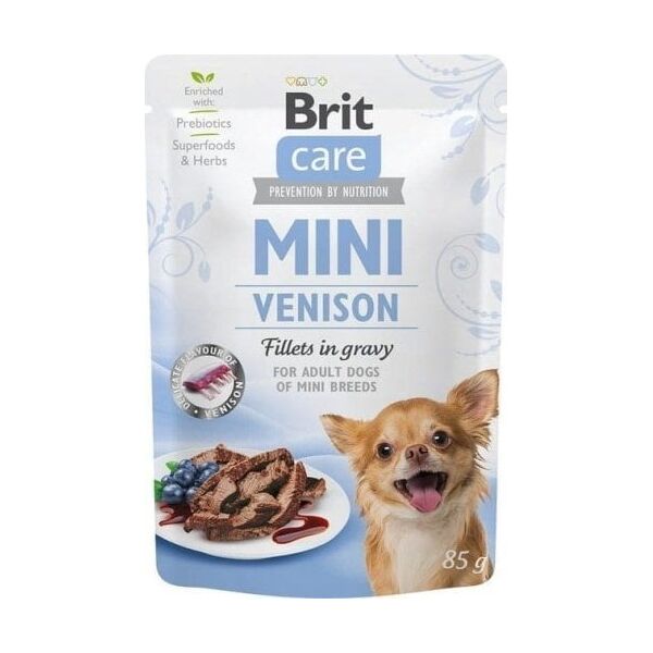 Brit Brit Care Mini Pouch VENISON -Mokra karma dla psa - 85g