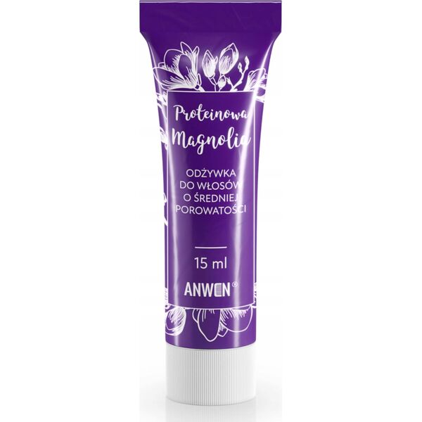 Anwen ANWEN_Odżywka do włosów o średniej porowatości Proteinowa Magnolia 15ml