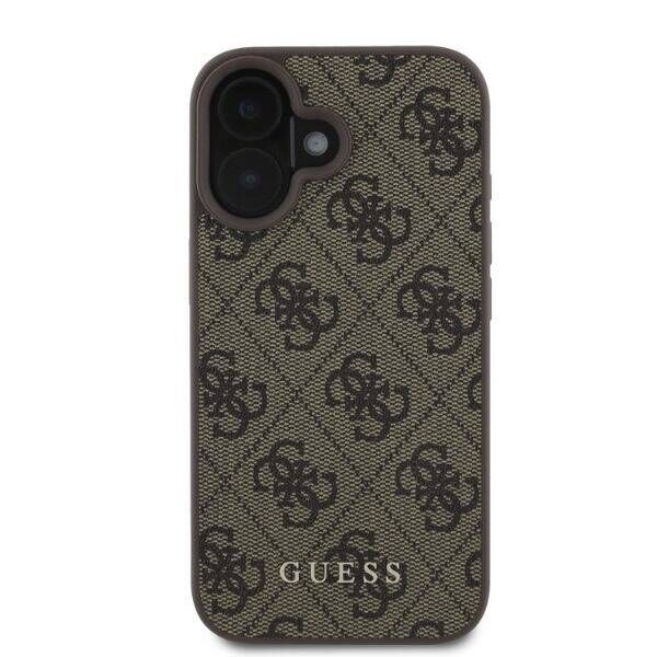 Original Case IPHONE 16 Guess Hardcase 4G Classic (GUHCP16SG4GFBR) brown 3666339346003