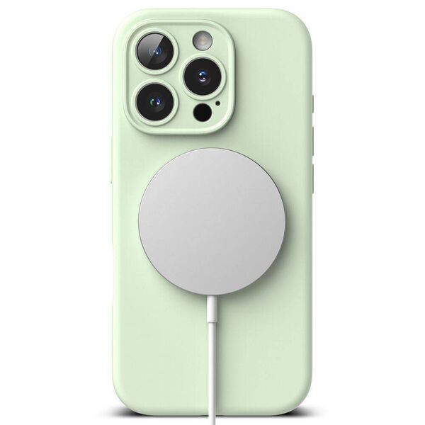 Case for IPHONE 16 PRO Ringke Silicone Magnetic MagSafe mint 8800274960015