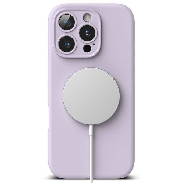 Case for IPHONE 16 PRO MAX Ringke Silicone Magnetic MagSafe Light purple 8809961789700