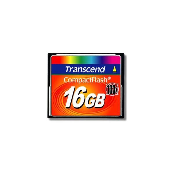 Card Transcend 133x Compact Flash 16 GB (TS16GCF133)