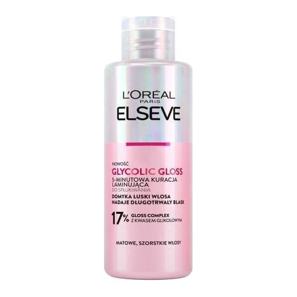 L’Oreal Paris Elseve Glycolic Gloss 5-minutowa kuracja laminująca do spłukiwania 200ml