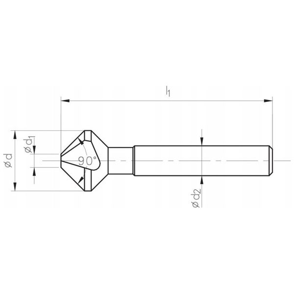 Fanar POGLEBIACZ DIN 335-C 16,5  HSSE TIN