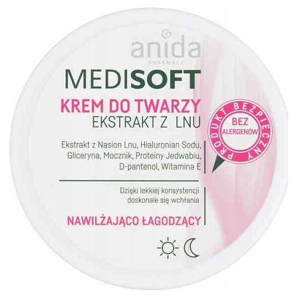 ANIDA_Medisoft nawilżająco-łagodzący krem do twarzy 100ml