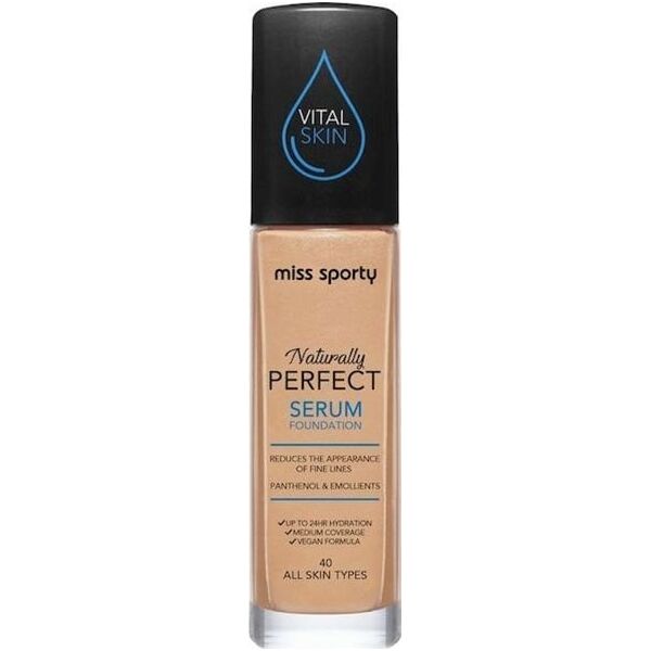 MISS SPORTY_Naturally Perfect All Skin Serum Foundation podkład do twarzy 40 Neutral 30ml