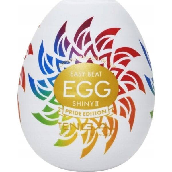 Masażer TENGA_Egg Shiny II masturbator w kształcie jajka Pride Edition