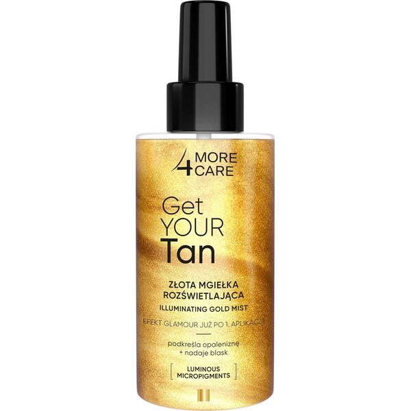 MORE4CARE_Get Your Tan! złota mgiełka rozświetlająca 150ml