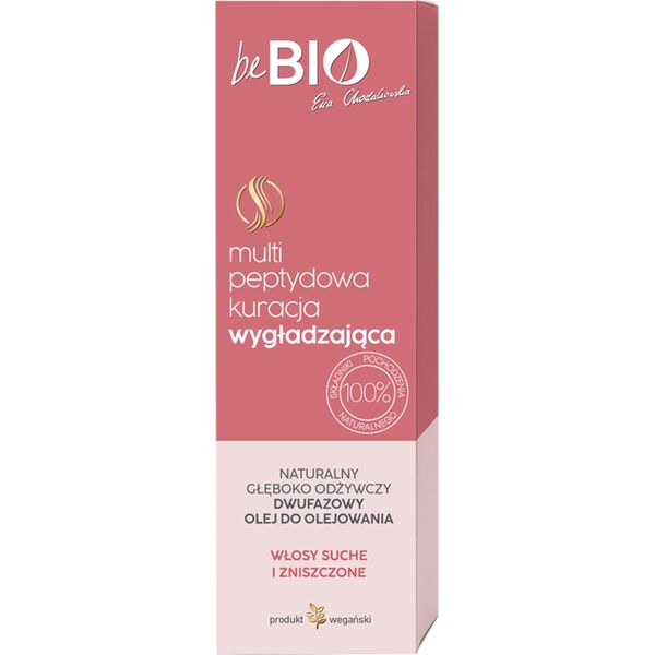 BE BIO_Ewa Chodakowska naturalny głęboko odżywczy dwufazowy olej do olejowania włosów z bio-peptydami 100ml