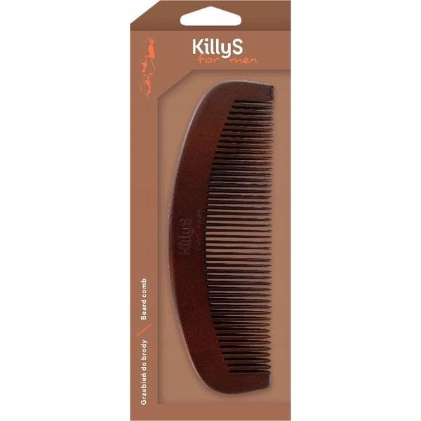 KILLYS_For Men Beard Comb drewniany grzebień do brody