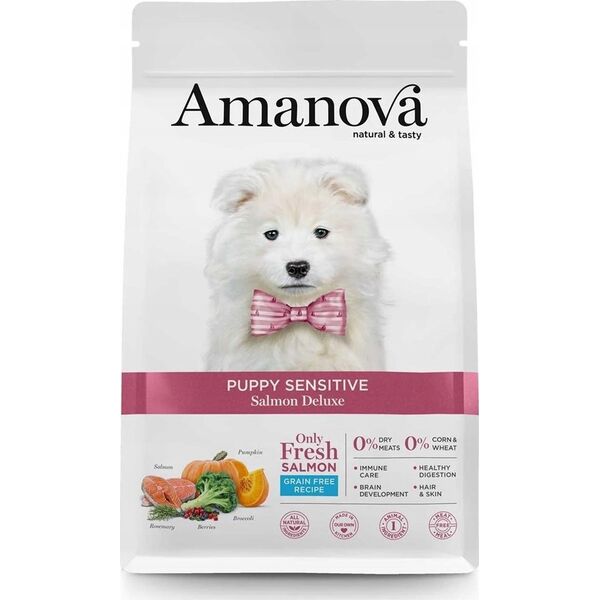 Amanova Amanova  GF Puppy Sensitive Salmon Deluxe 2kg