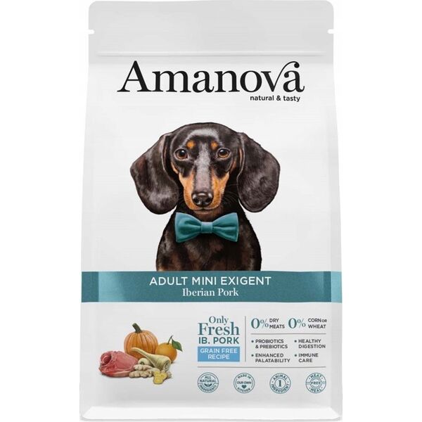 Amanova Amanova Adult Mini Exigent Iberian Pork 7kg