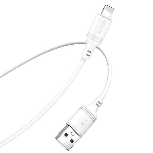 Cable 2m 3A (USB - iPhone Lightning) Charging and Data Transfer Jokade Bohao (JA007) white 6921042123677