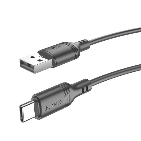 Cable 2m 3A (USB - USB-C) Charging and Data Transfer Jokade Bohao (JA007) black 6921042123707